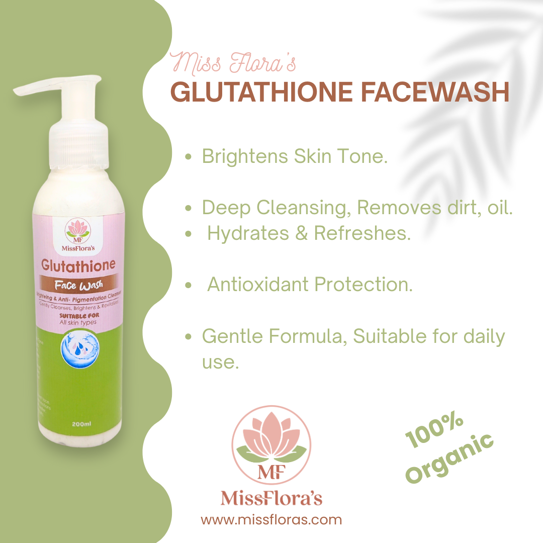 Miss Flora Complete Care Bundle – Rosemary Oil, Organic Glycerin, Glutathione Facewash, Foot & Hand Cream